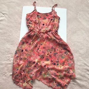 Sheer floral dress